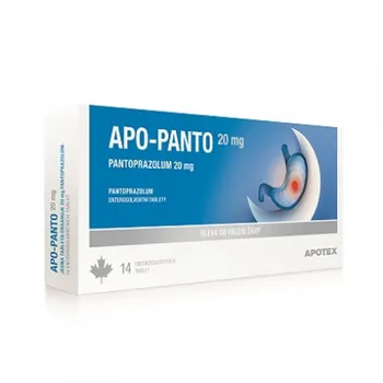 Recenze Apo-Panto 14 x 20 mg Lék proti pálení žáhy Recenze Apo-Panto 14 x 20 mg