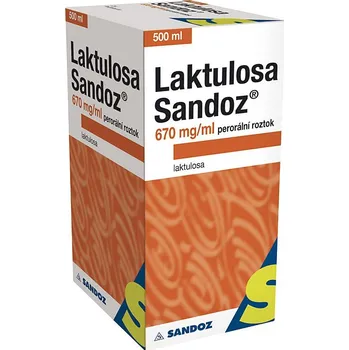 Lék proti zácpě Laktulosa Sandoz 670 mg/ml 1 x 500 ml