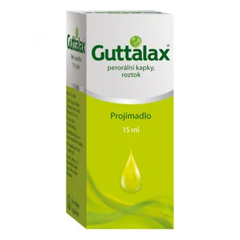 Lék proti zácpě Guttalax Perorální kapky 7,5 mg, 15 ml