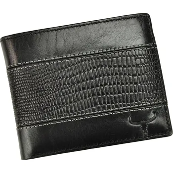 Peněženka Pánská kožená peněženka Wild Buffalo (N992-VTC) + RFID černá | KabelkyproVas.cz