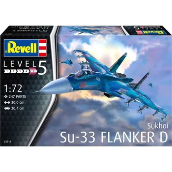 Plastikový model Revell Sukhoi Su-33 Navy Flanker 1:72