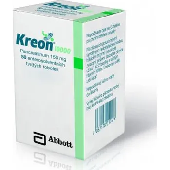 Lék při potížích s trávením Kreon 10 000 50 tob.