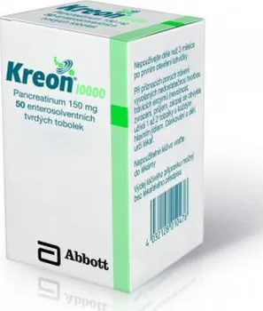 Lék na žaludek, slinivku a játra Kreon 10 000 50 tob.