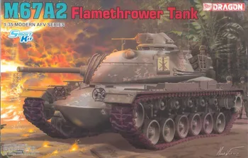Plastikový model Dragon M67A2 Flamethrower Tank 1:35