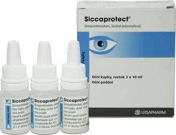 Oční kapky Siccaprotect 30 mg/ml +14 mg/ml oph. gtt. sol. 3 x 10 ml