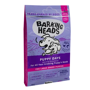 Krmivo pro psa Barking Heads Puppy Days New (Large Breed)
