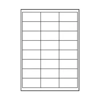 Samolepící etiketa LOGO etikety 66mm x 33.8mm, A4, matné, bílé, 24 etiket, 140g/m2, baleno po 25 ks, pro inko (EL066ANT3L)