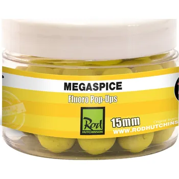 Boilies Rod Hutchinson Fluoro Pop-ups Megaspice with Natural Ultimate Spice Blend 20 mm