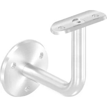 Zábradlí Feldmann Nerezový držák kulatého madla zábradlí pr.42,4 mm 50210-240 brus, na zeď