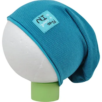 Čepice tyrkysová oboustranná trpasličí čepice