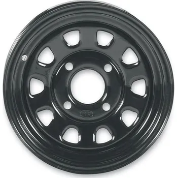 Plechové kolo Plechový disk ITP Delta na čtyřkolku-černý 12x7 4+3 4/137