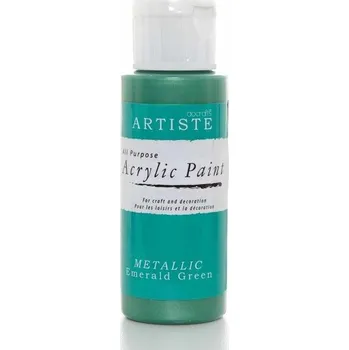 Vodová barva DP Craft Barva acrylová DO Metallic Emerald Green
