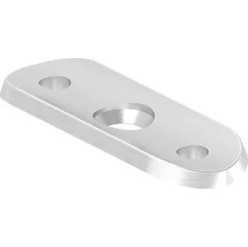 Zábradlí Feldmann Nerezový držák kulatého madla zábradlí pr.48,3 mm - vanička 60183-240 brus, 63x25 mm