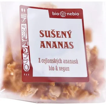 Sušené ovoce Bio nebio Sušený ananas kousky Bio 80 g