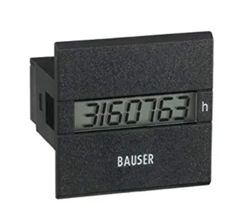 Měřič spotřeby Bauser 3801.2.1.0.1.2 DC časový a impulzový čítač