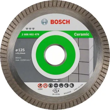 Řezný kotouč Bosch Best for Ceramic Extra - Clean Turbo - 125 x 22, 23 mm
