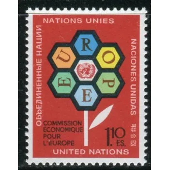 Poštovní známka (1972) MiNr. 27 ** - OSN Ženeva - 25 let Hospodářská komise pro Evropu (ECE)