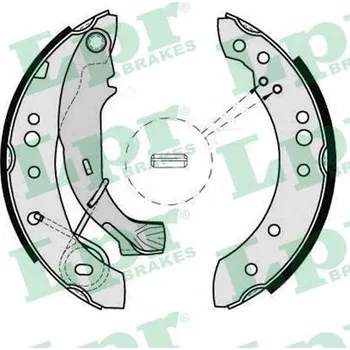 Brzdová čelist Sada brzdových čelistí LPR 08150