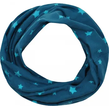 Nákrčník tyrkysový bavlněný nákrčník s hvězdičkami
