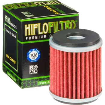 Filtr pro motocykl Hiflofiltro Olejový filtr HF140 na Yamaha YFZ 450 07-10