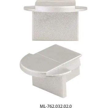 Stavební profil Koncovka LED profilu VL bez otvoru stříbrná McLED ML-762.032.02.0