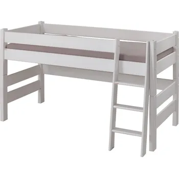 Postel Gazel Sendy patrová postel 90x200 zvýšená 120 cm bílá + kapsa na postel ZDARMA