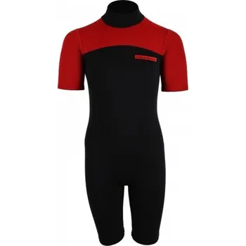 Neoprenový oblek Two Bare Feet Thunderclap krátký dětský neopren červený, Velikosti XL