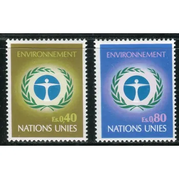 Poštovní známka (1972) MiNr. 25 - 26 ** - OSN Ženeva - Konference OSN o ochraně životního prostředí, Stockholm