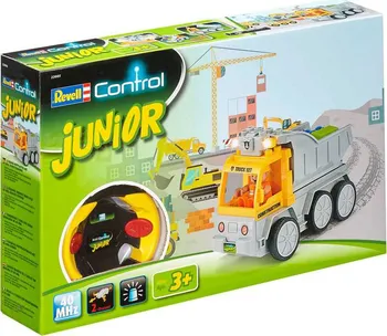 autíčko Revell Junior Dumper Truck šedá/žlutá