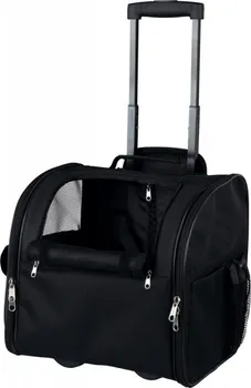 Taška pro psa a kočku Trixie Fero cestovní batoh na kolečkách černý 37 x 26 x 28 cm 