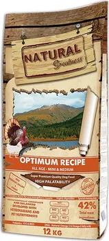 Krmivo pro psa Natural Greatness Optimum Recipe Mini/Medium krůta/kuře 12 kg