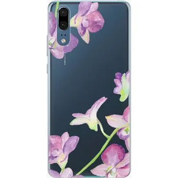 Pouzdro na mobilní telefon iSaprio Purple Orchid pro Huawei P20
