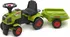 Odrážedlo Falk Baby Claas Axos FA-1012B traktor s vlečkou zelený