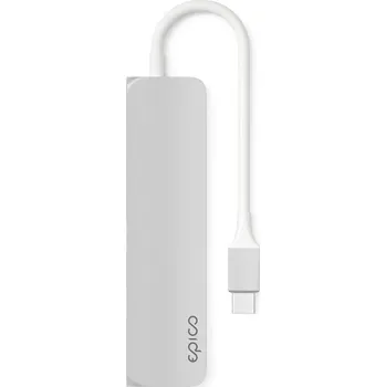 USB hub Epico USB-C Hub Silver
