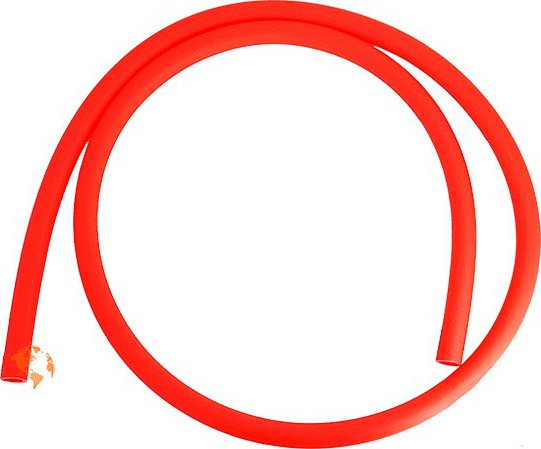 Silikonová hadice Premium Soft Touch pro vodní dýmky 150 cm červená