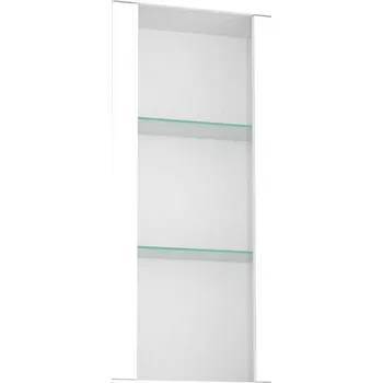 Koupelnový nábytek Prosklená závěsná skříňka REA Amy 24 - bílá