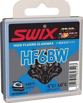Lyžařský vosk SWIX HF06BWX -5 °C/-10 °C modrý 40 g