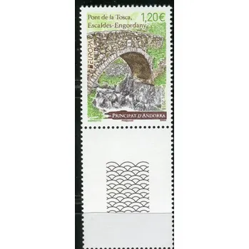Poštovní známka Post France (2018) MiNr. 834 ** - Andorra (Fr.) - KD - Europa: mosty