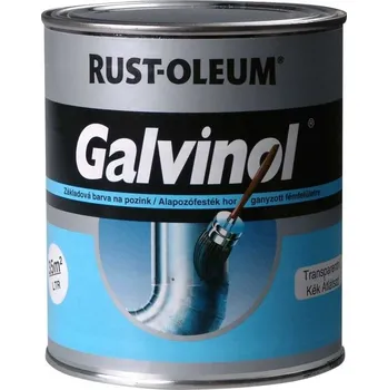 barva na kov Rust Oleum Galvinol světle modrá 0,25 l