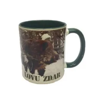 e‑myslivost.cz Keramický hrnek LOVU ZDAR - motiv divočák