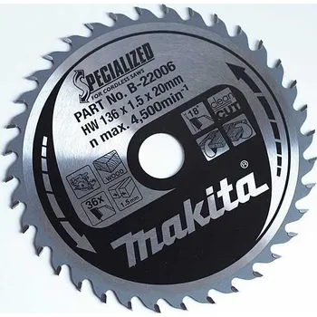 Pilový kotouč Makita Specialized B-22006