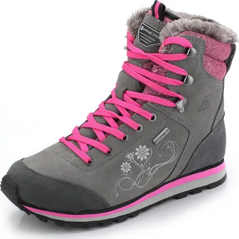 Alpine Pro Xalina LBTK143 šedé 36 Dámská zimní obuv Alpine Pro Xalina LBTK143 šedé 36