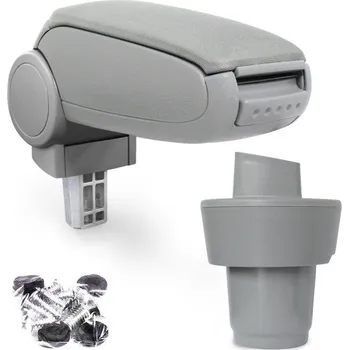 Loketní opěrka Pro.tec Loketní opěrka Škoda OCTAVIA 2 (1Z), šedá, textilní potah