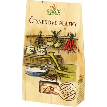 Koření Grešík Dobré koření Česnekové plátky 30 g
