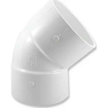 PVC-U SCH 40 koleno 45° 1"