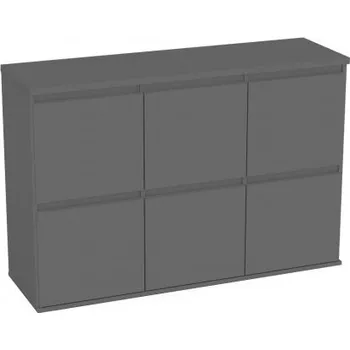 Komoda Komoda s 6 kontejnerovými zásuvkami REA Amy 18 - graphite