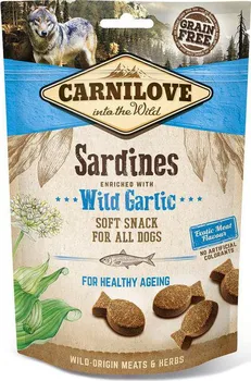 Pamlsek pro psa Carnilove Semi-Moist Sardines enriched with Wild garlic 200 g