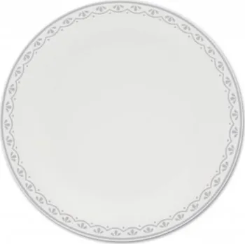 Talíř Leander Talíř dezertní, 21 cm, HyggeLine, šedá, Leander, český porcelán