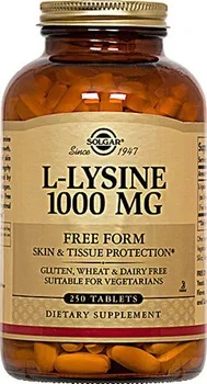 Aminokyselina Solgar L-Lysin 1000 mg 250 tbl.