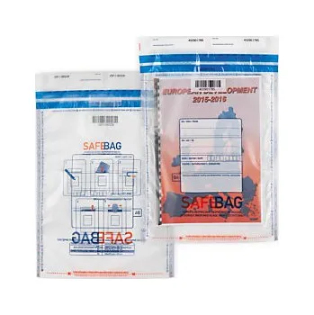 Obálka Bezpečnostní obálky 275x375mm, průhledné | SAFEBAG - Balení po 100 ks